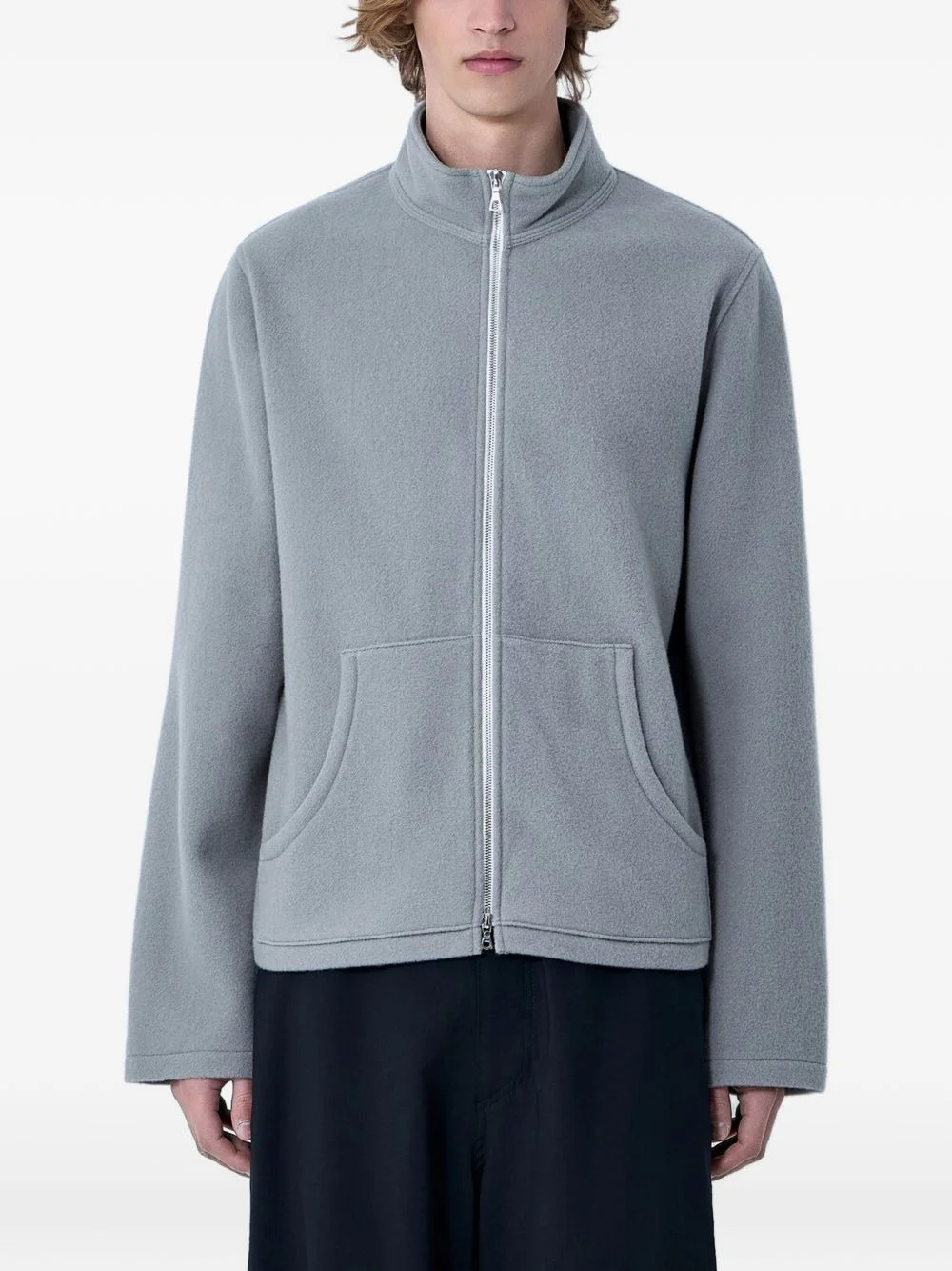 full-zip fleece jacket - 1