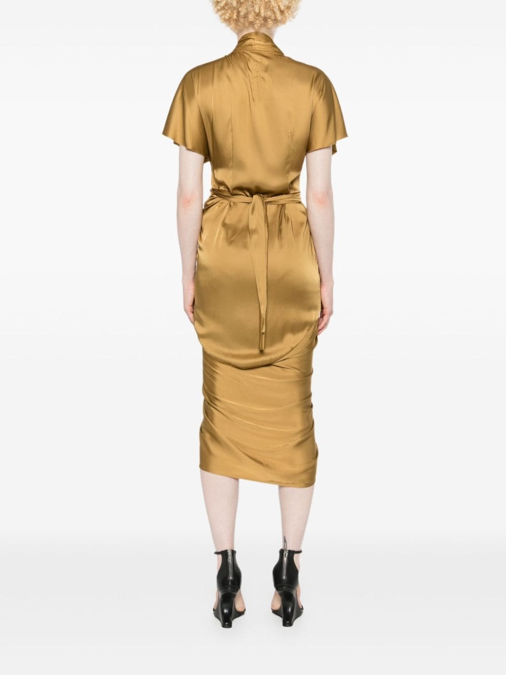 Wrap midi dress - 4