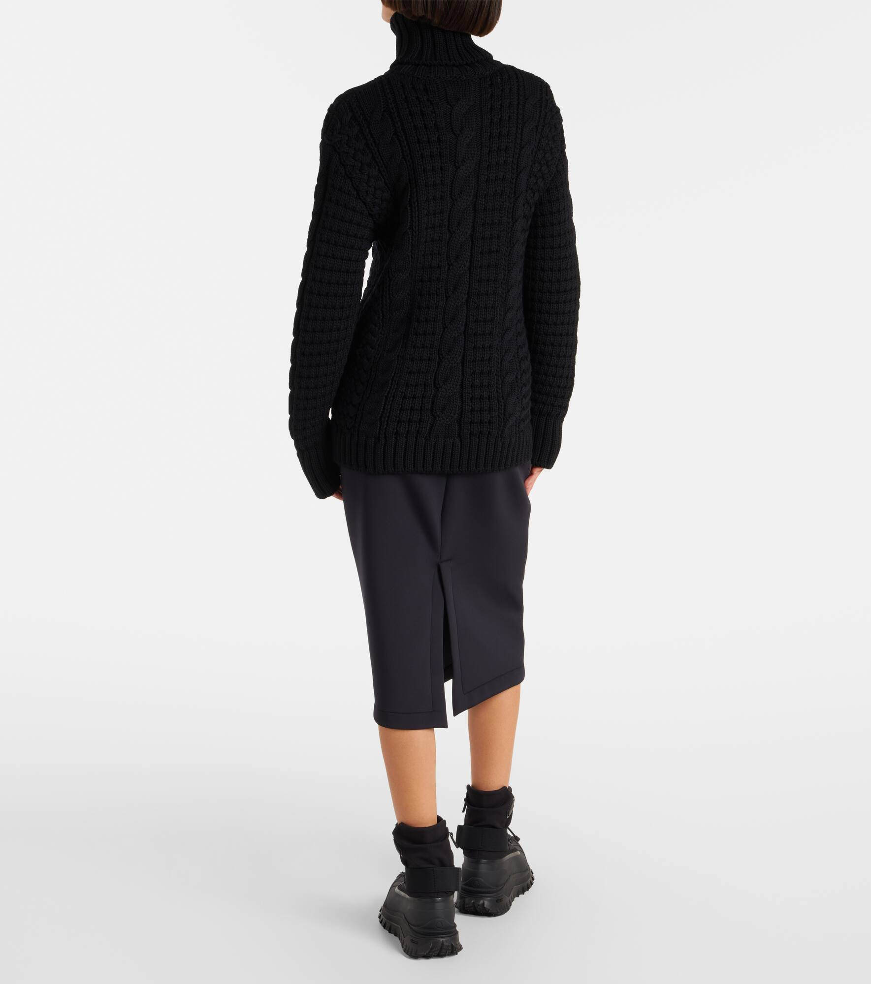 Wool turtleneck sweater - 3