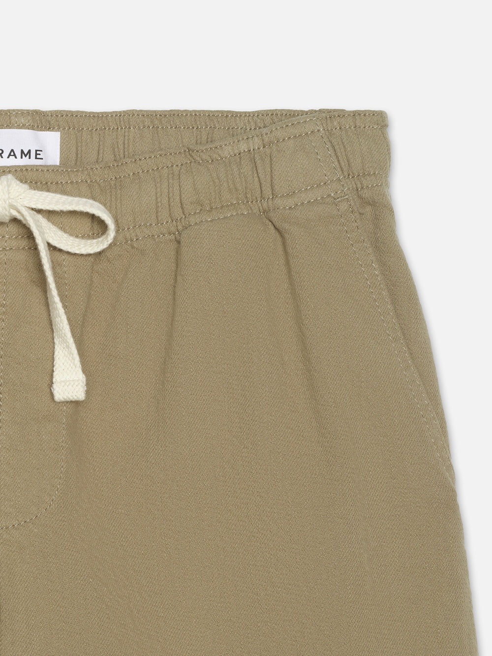 Textured Terry Short in Dark Beige - 2