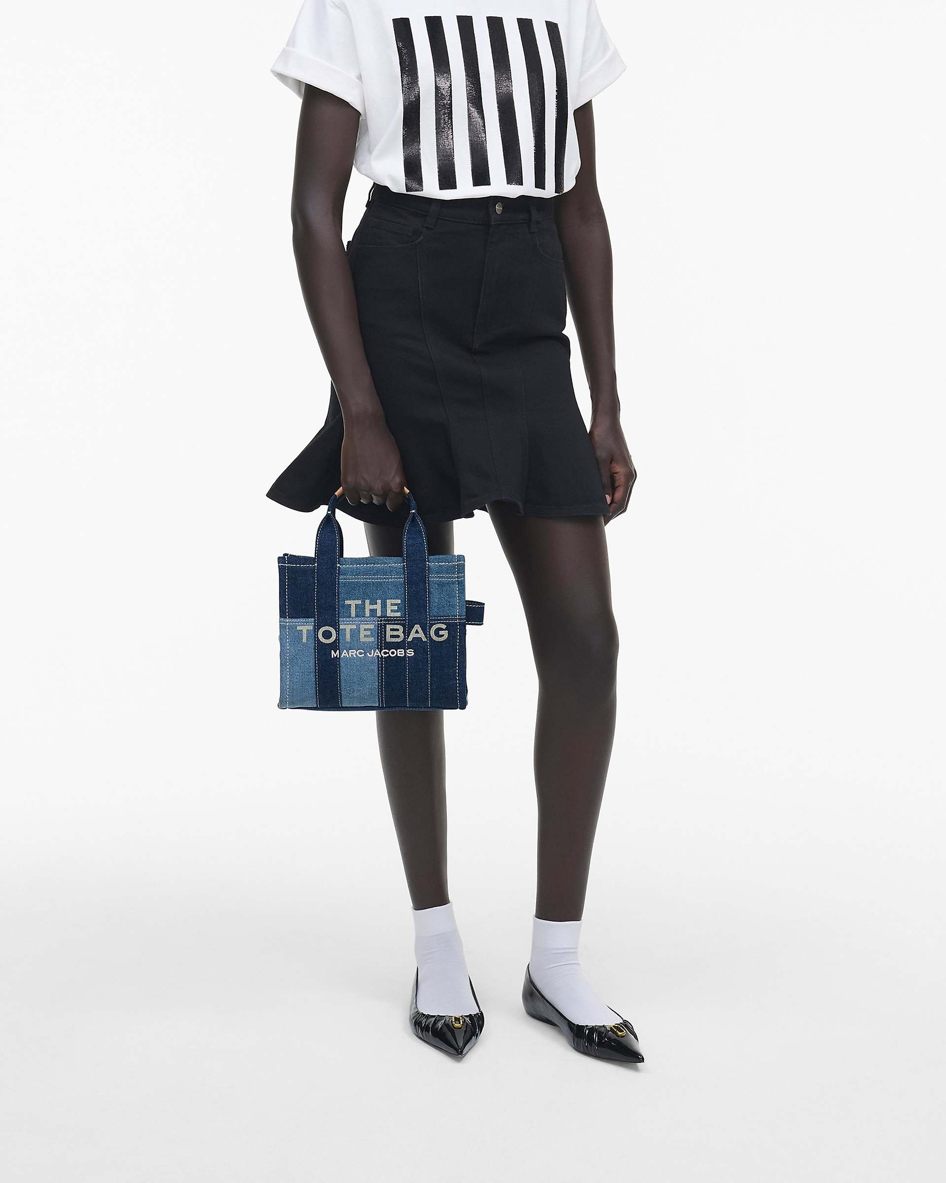 THE DENIM MINI TOTE BAG - 8