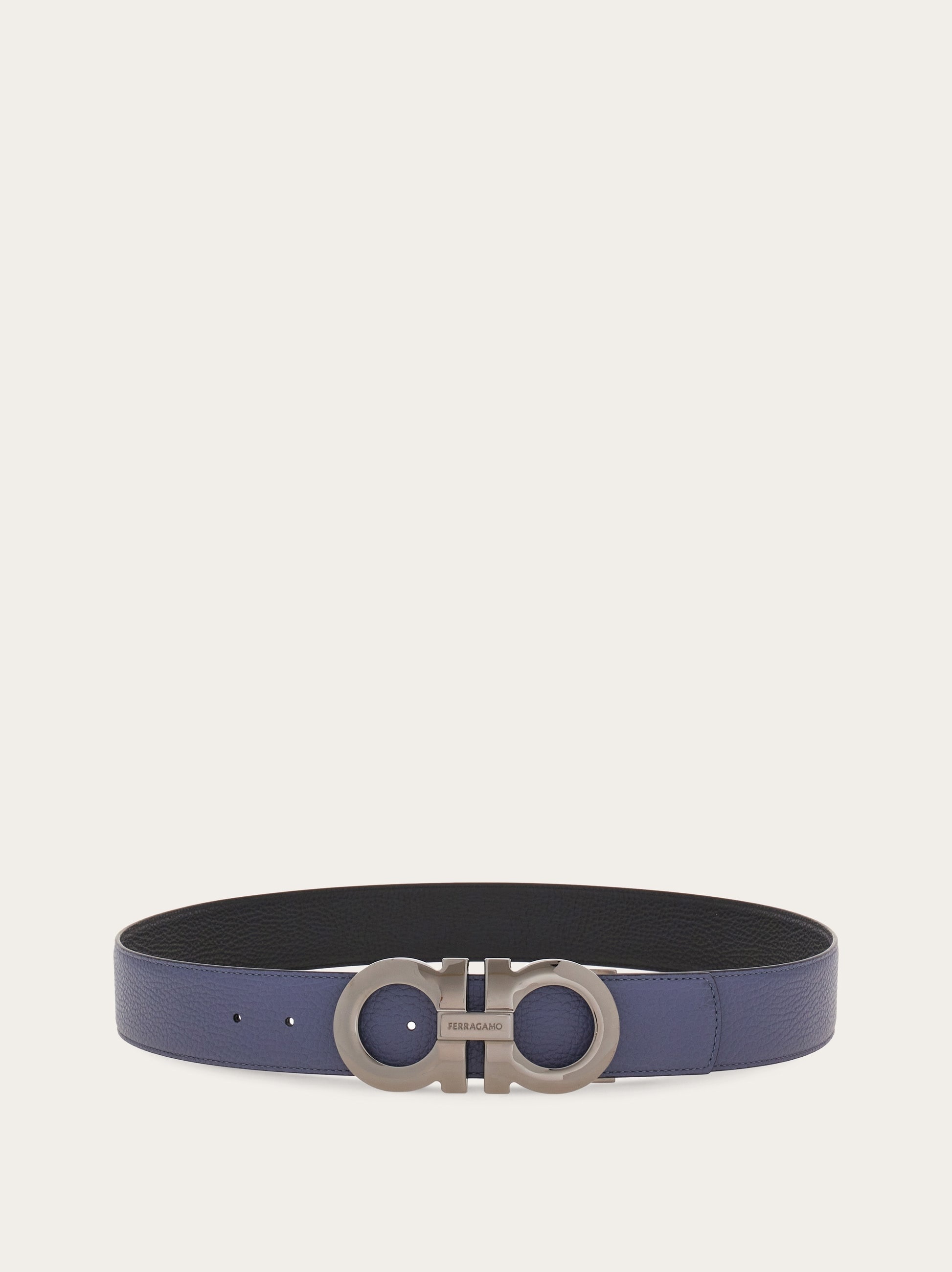 Reversible and adjustable Gancini belt - 3