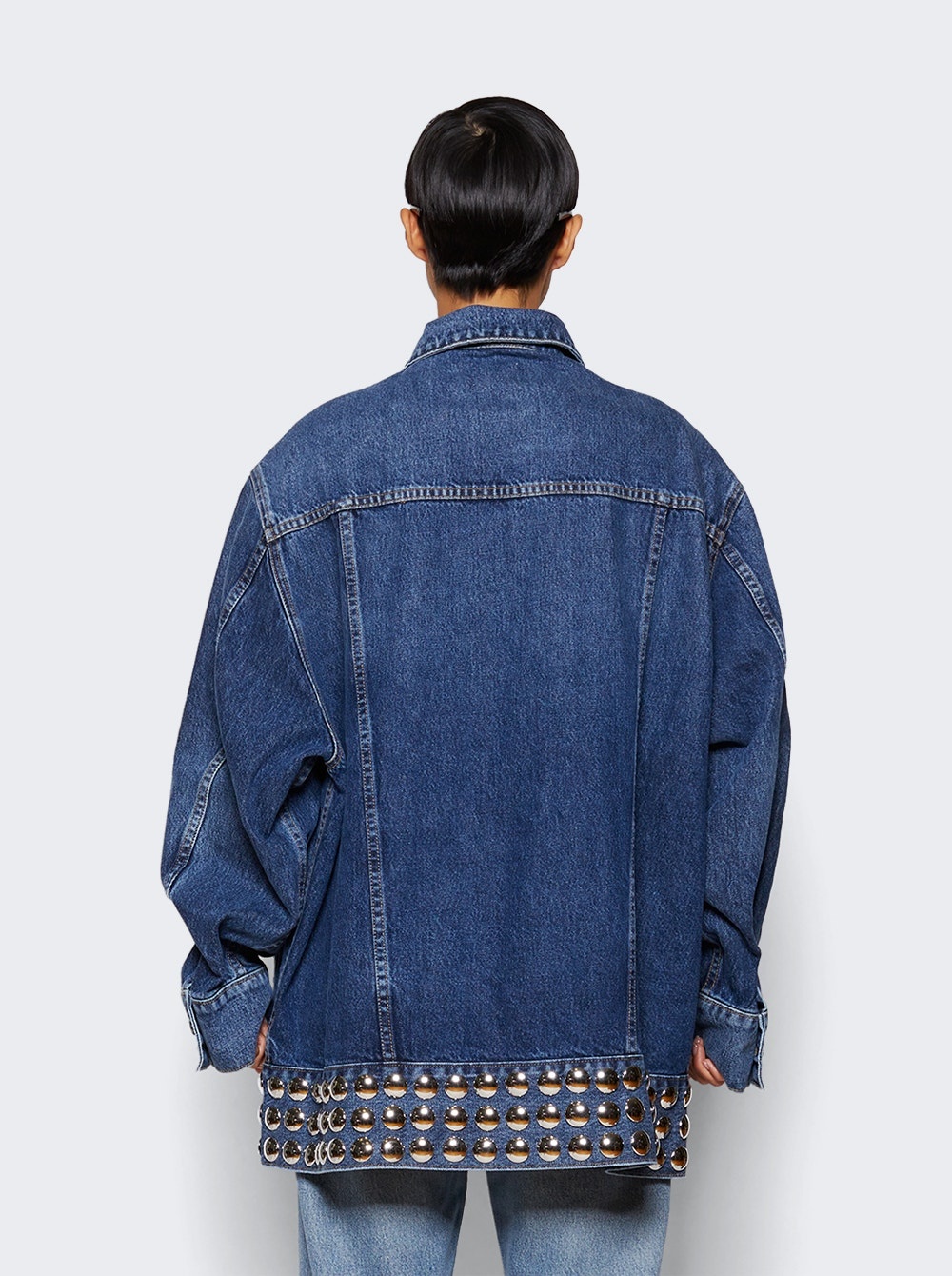 Grizzo Jacket With Studs Archer Blue - 6