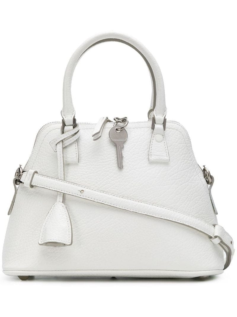 Maison Margiela small 5AC structural zipped tote bag outlook