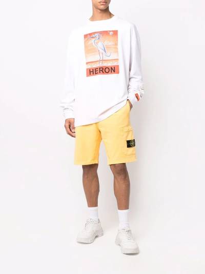 Stone Island logo-patch track shorts outlook