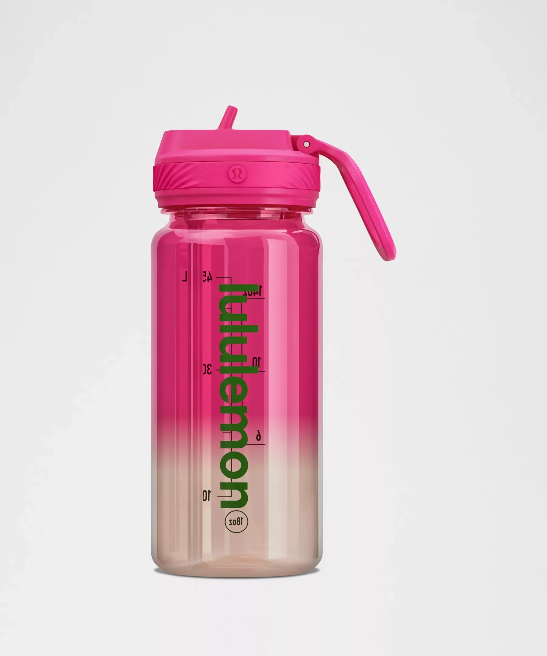 Back to Life Clear Bottle 18oz Straw Lid *Ombre - 1