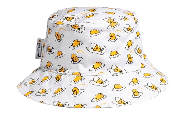 adidas neo X Yellow Crossover Full Print Logo Cotton Fisherman's hat Unisex White GM0137 - 2