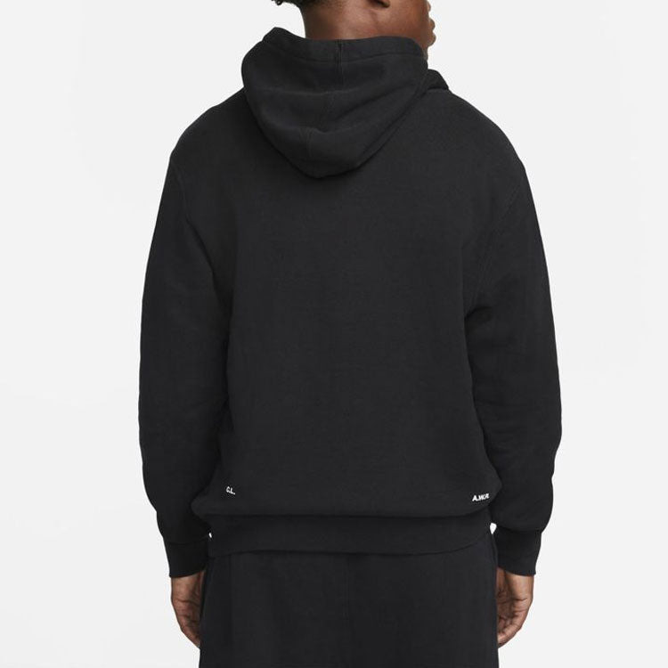 Men's Nike x Drake Crossover NOCTA Series Minimalistic Logo Printing Basketball Sports Autumn Black  - 4