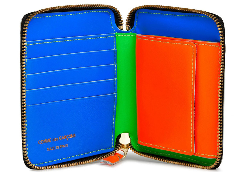 Comme Des Garçons Comme des Garcons SA2100SF Super Fluo Wallet Green outlook