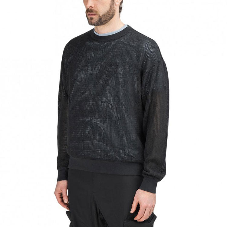 Stussy Pig. Dyed Cotton Mesh Crew 'Black' 1140210 - 5