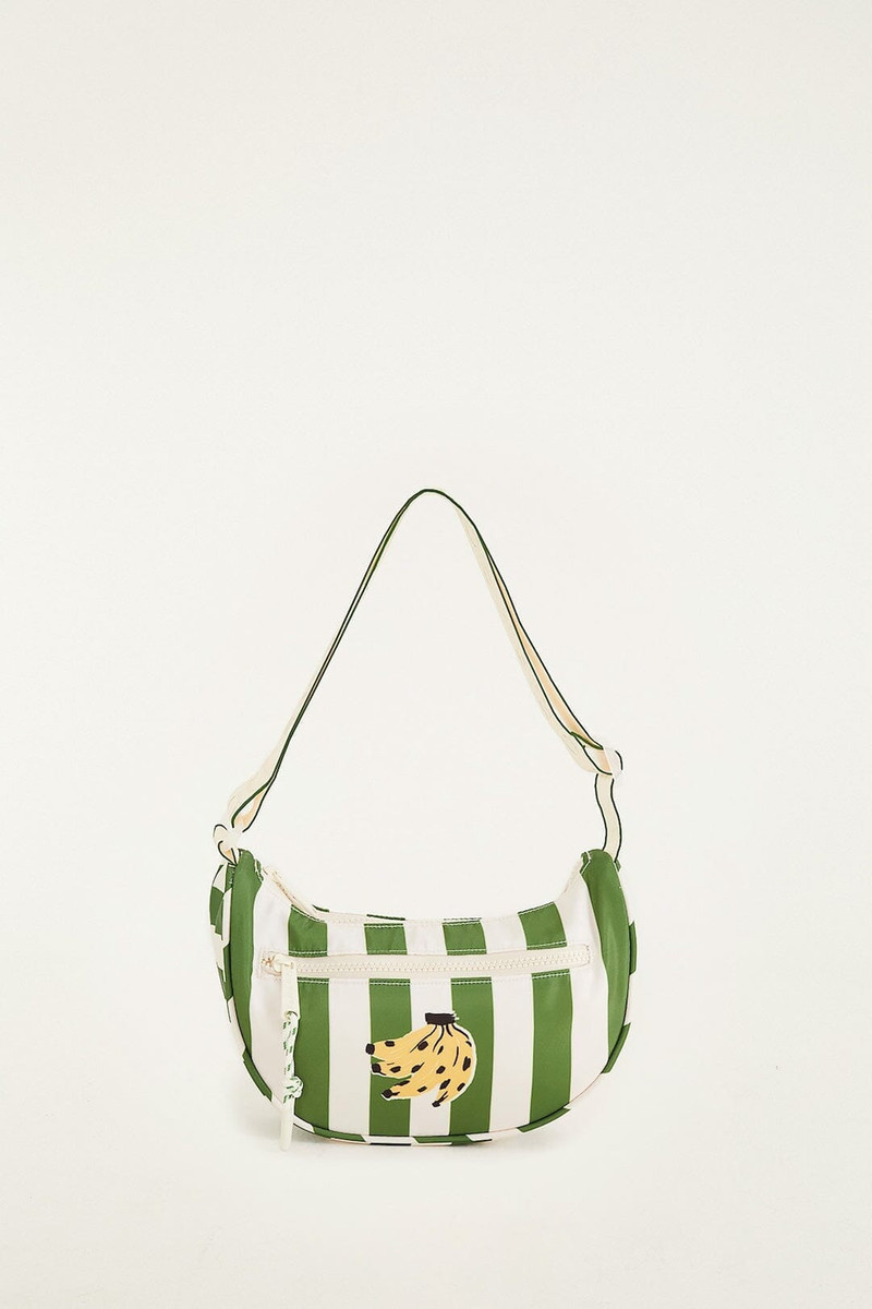Green Tropical Banana Shoulder Bag 1