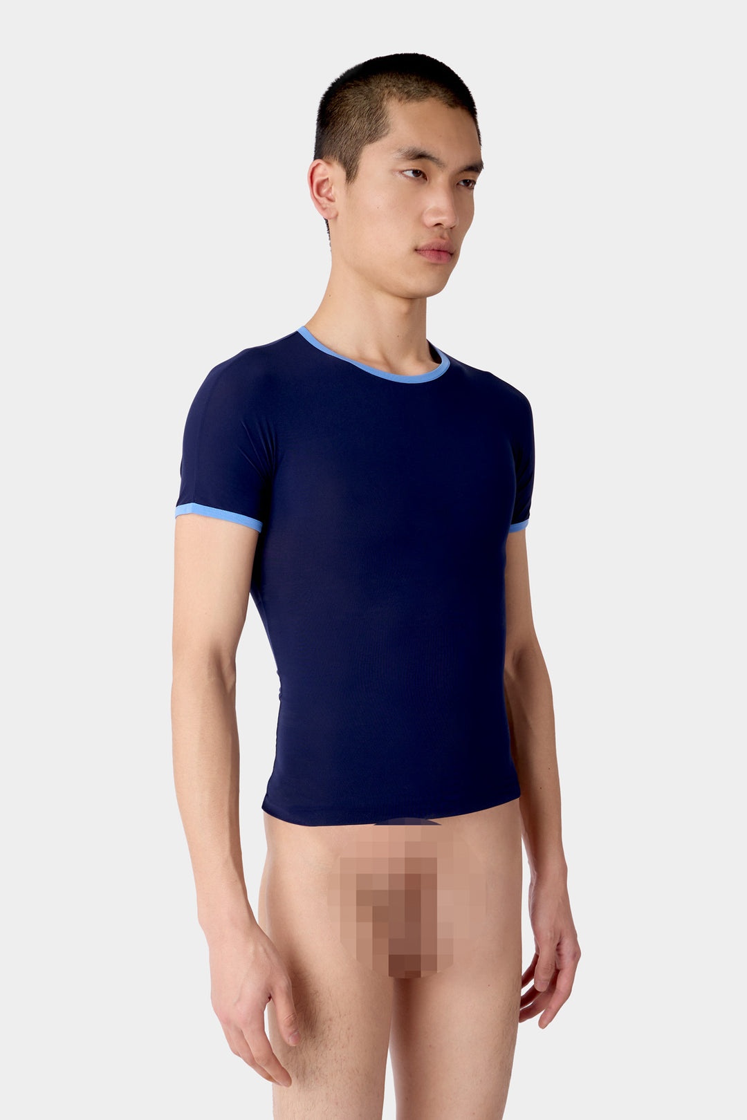 SUPER STRETCH T-SHIRT / dark blue - 1