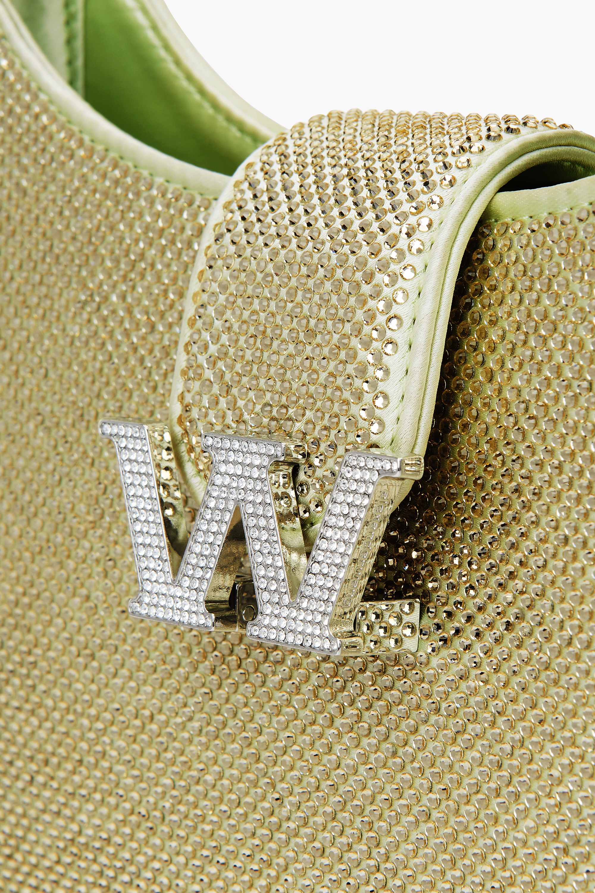 W LEGACY SMALL HOBO IN CRYSTAL SATIN - 4