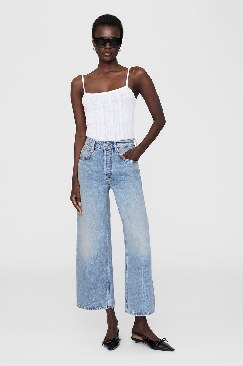 ANINE BING Pia Cami Tank - Off White outlook