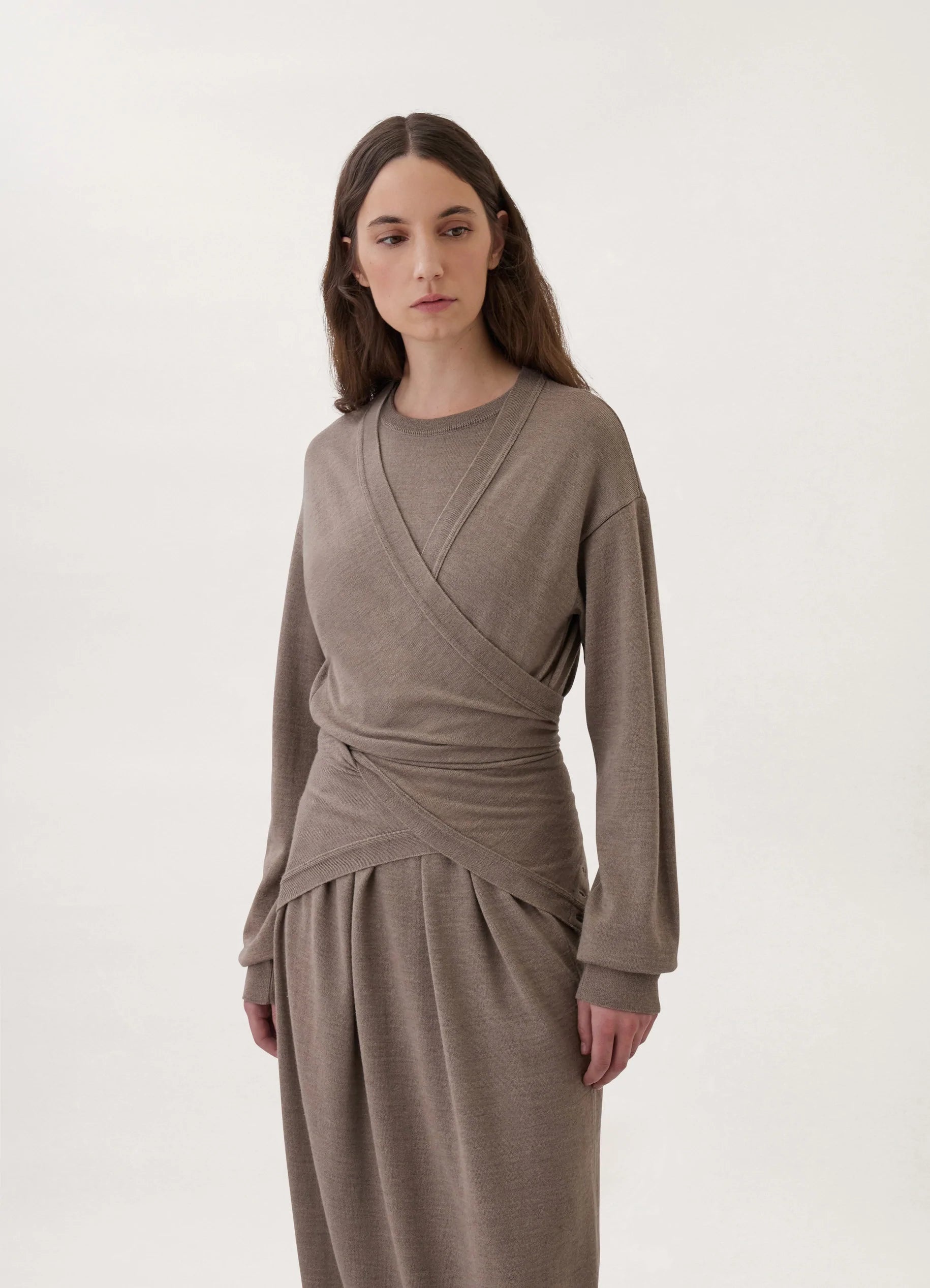 WRAP DRESS
MERINO BLEND - 4