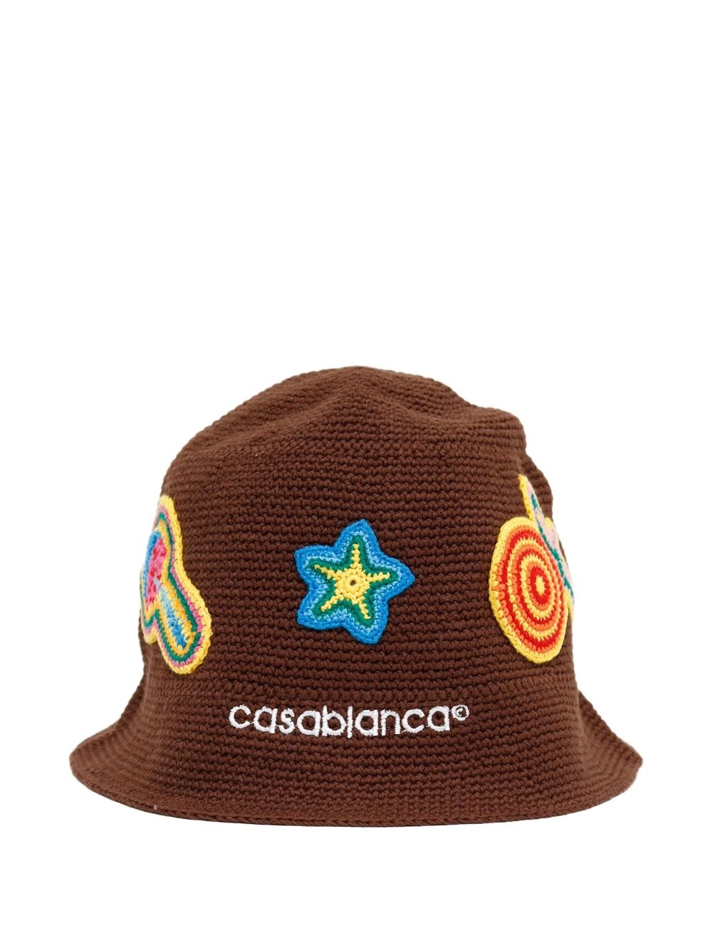 logo-embroidered bucket hat - 1