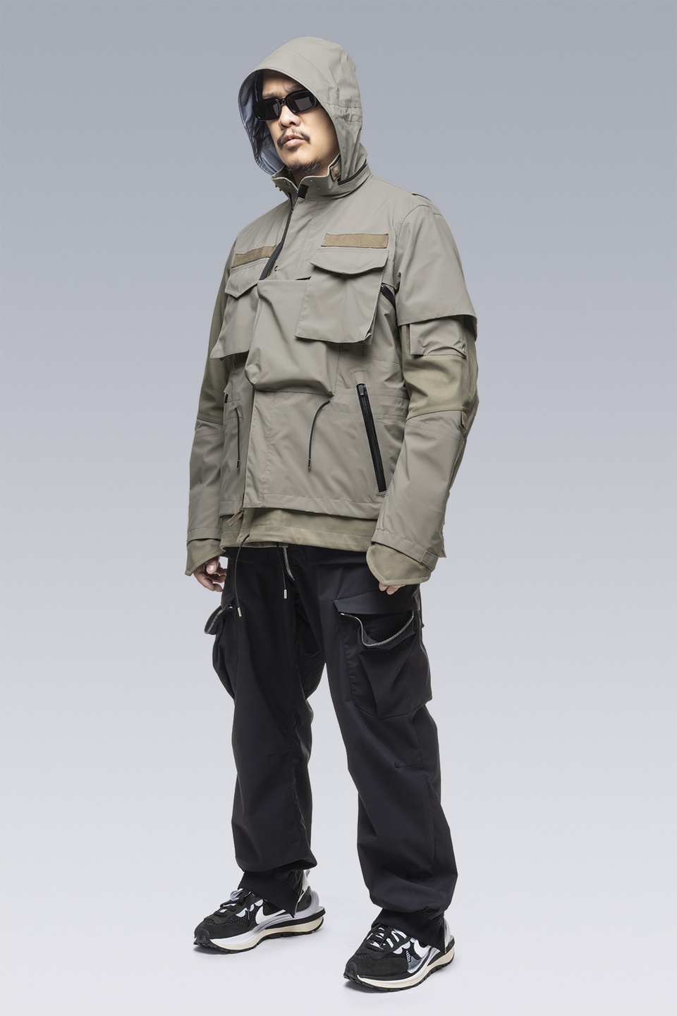 SAC-J2761 sacai / ACRONYM Field Jacket Alpha Green - 7