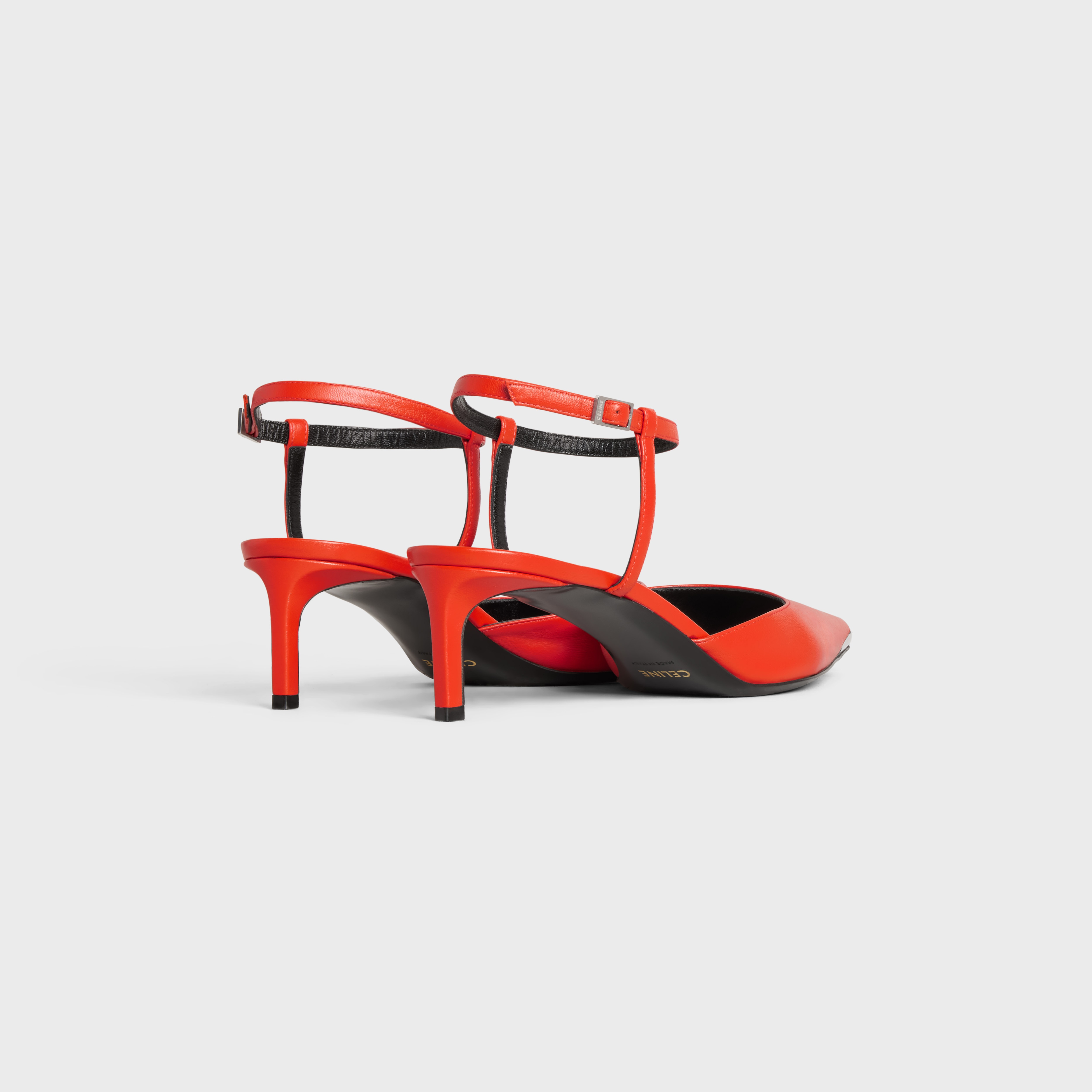 CELINE KITTEN METAL TOE PUMP in KIDSKIN - 3