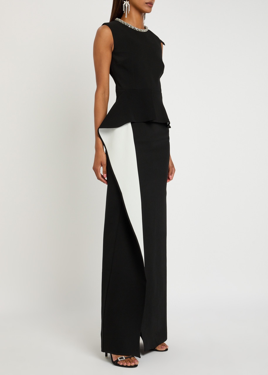 Roland Mouret Waist Drape Crepe Gown - 2