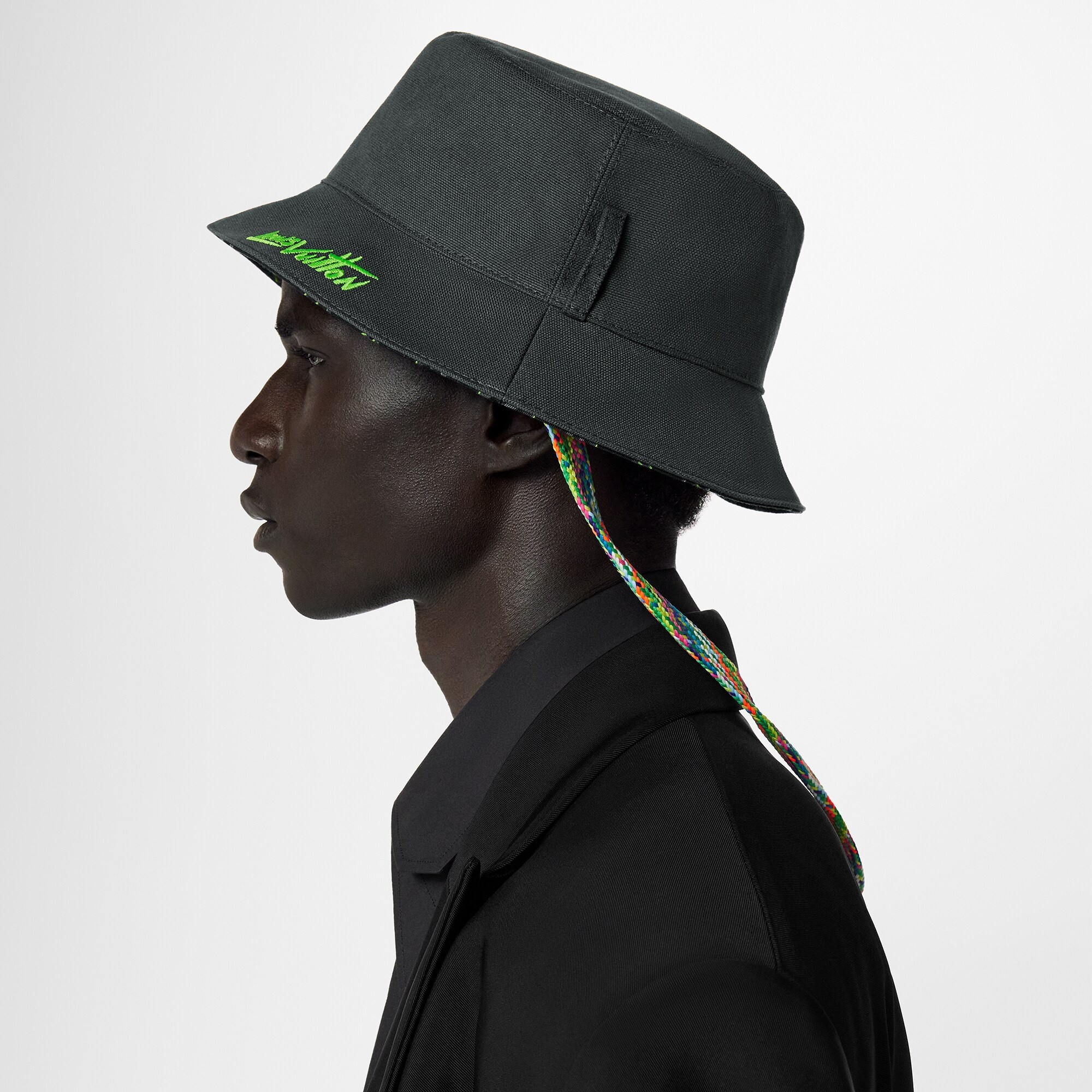 LV Play MNG Spotlight Reversible Bucket Hat - 6