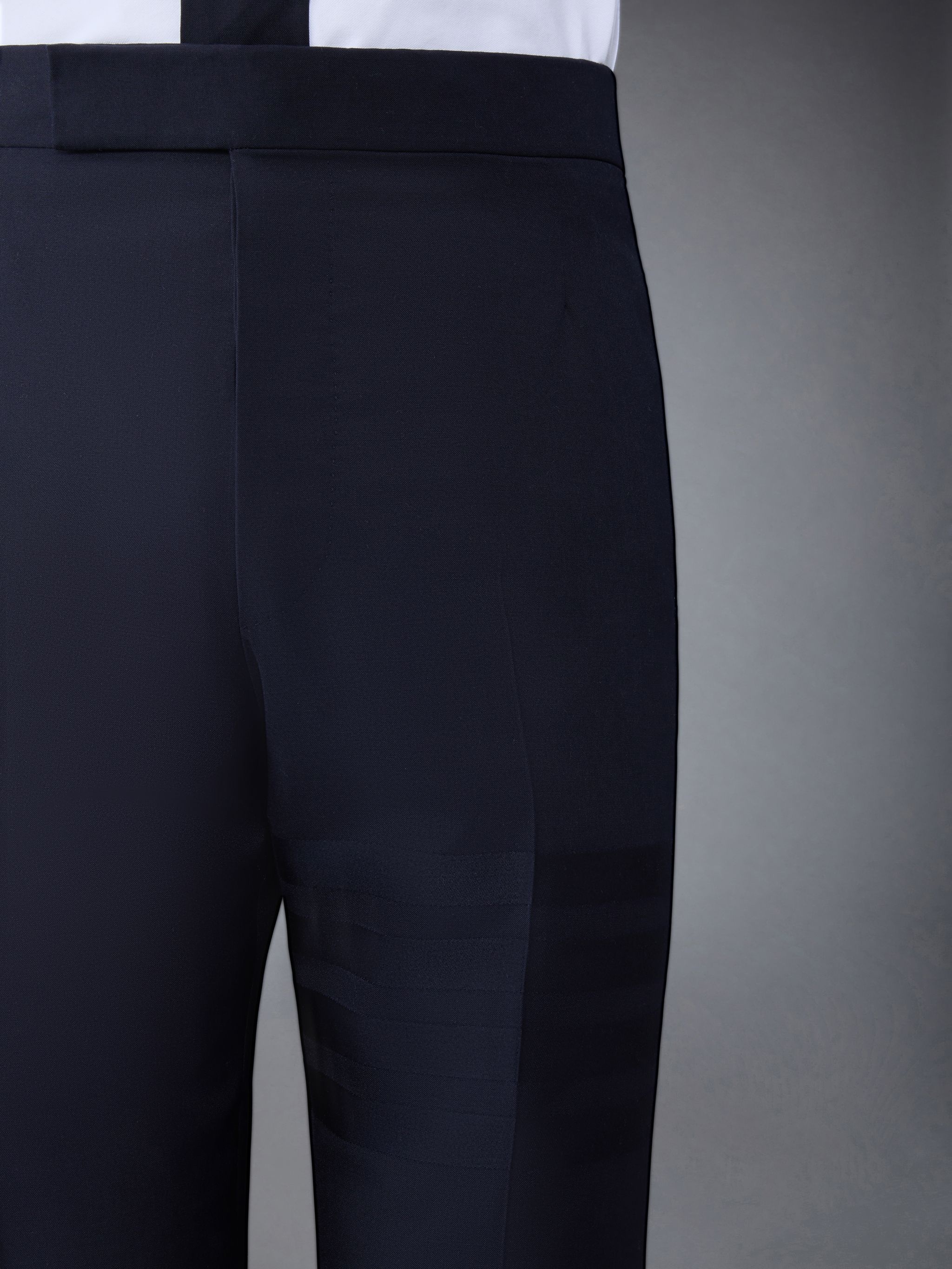 Plain Weave 4-Bar Classic Backstrap Trouser - 5