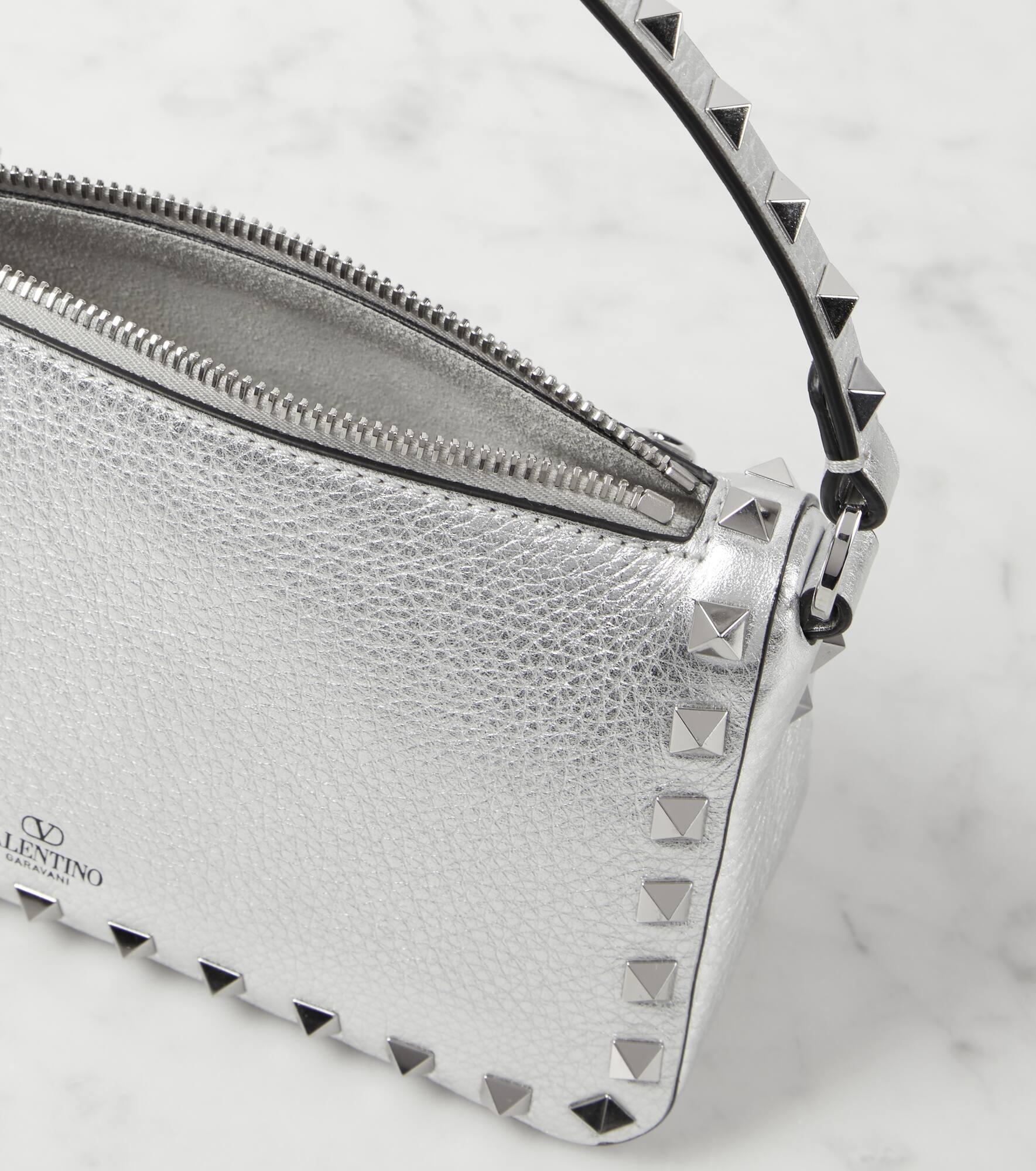 Rockstud Small leather crossbody bag - 3