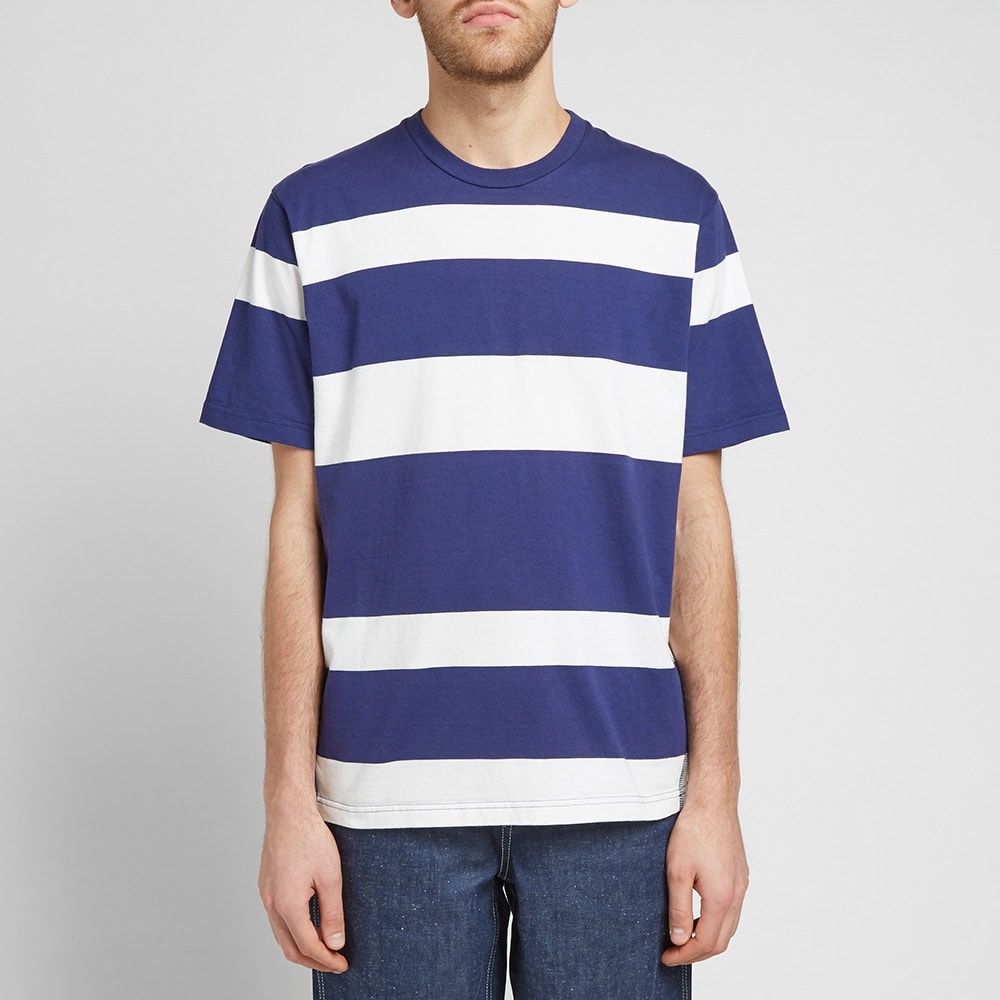 Universal Works Wide Stripe Tee - 3