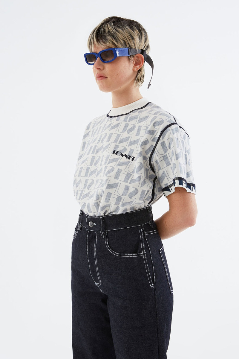 REVERSIBLE NAVY & WHITE LOGO T-SHIRT 6