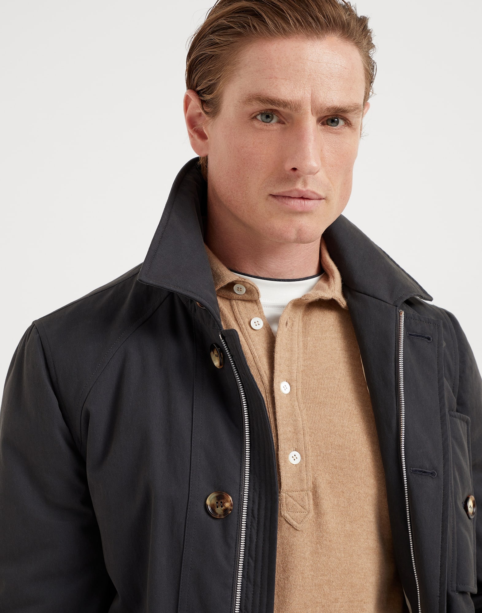 Techno cotton gabardine outerwear jacket with Thermore® padding - 3