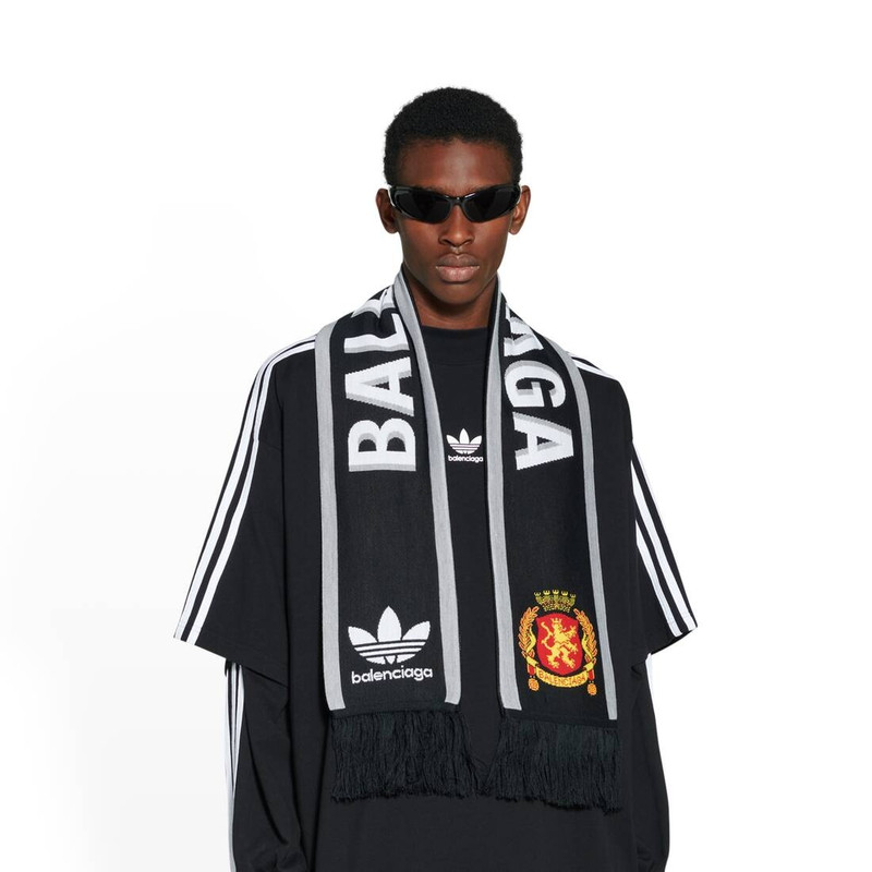 BALENCIAGA Balenciaga / Adidas Soccer Scarf in Black outlook