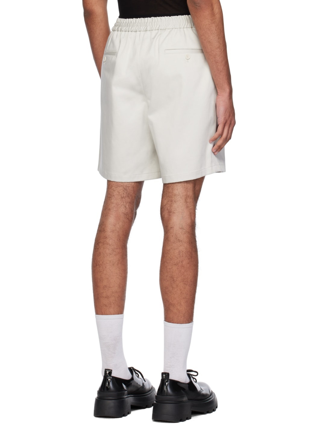 Off-White Elasticized Shorts - 3