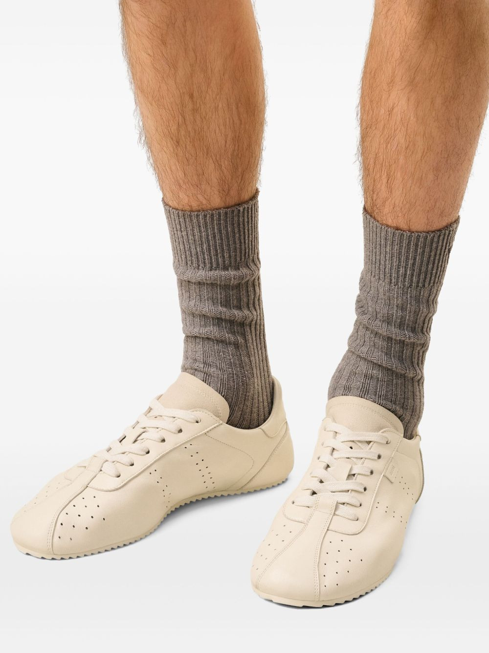 Ami Paris Sneakers Ivory - 3