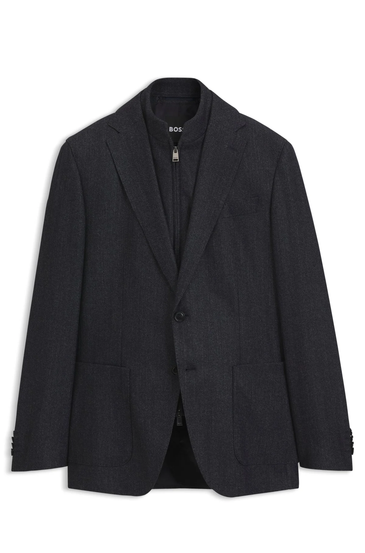 SLIM-FIT JACKET WITH ZIP-UP INNER - 1