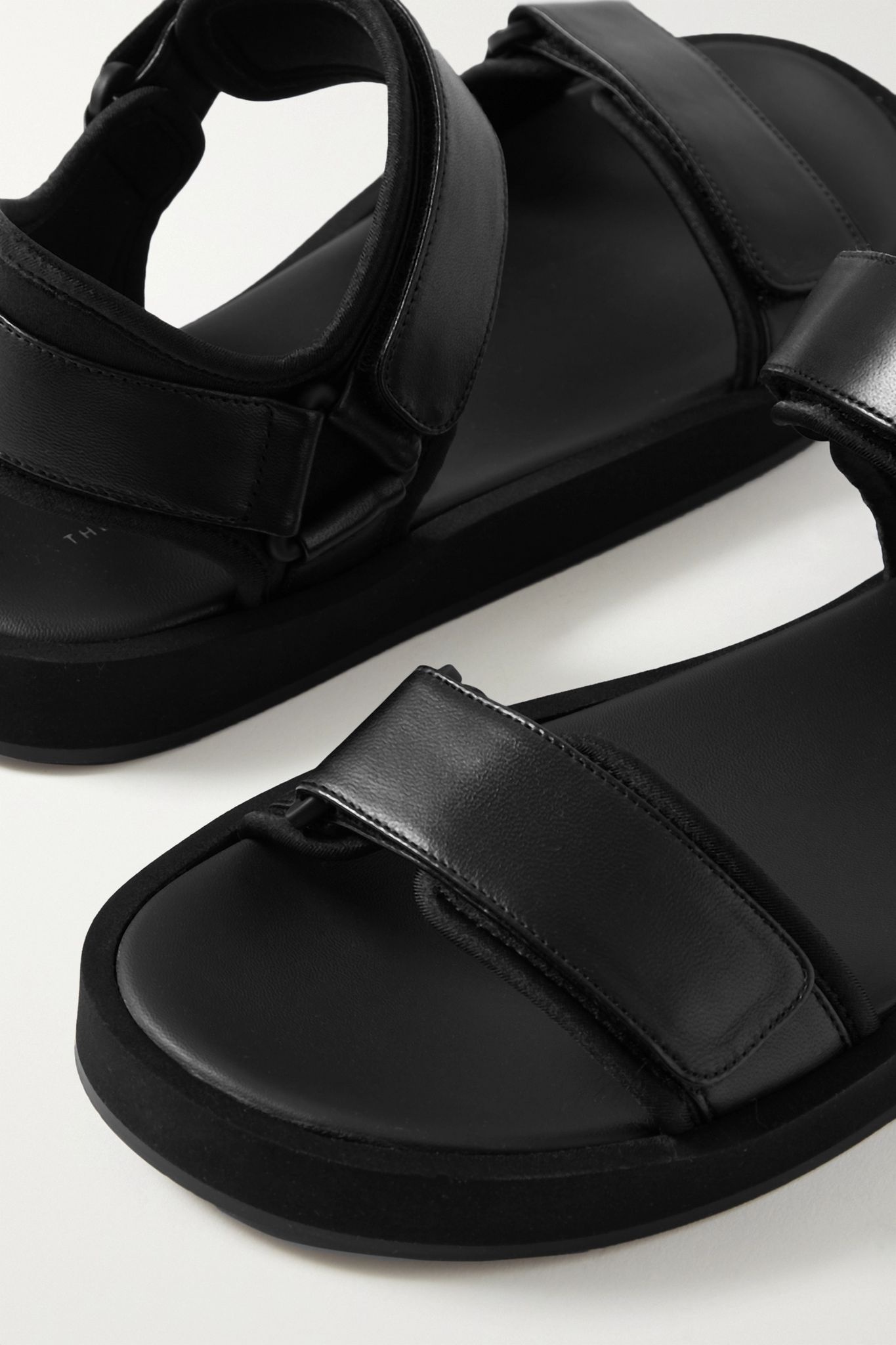 Hook and Loop leather and neoprene sandals - 5