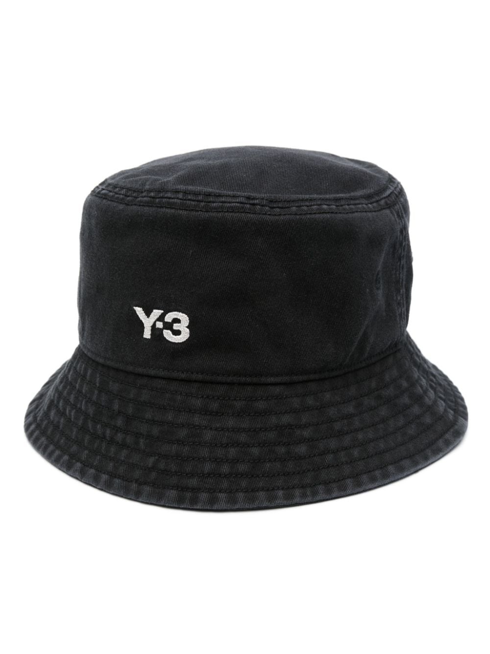 logo-embroidered cotton hat - 2