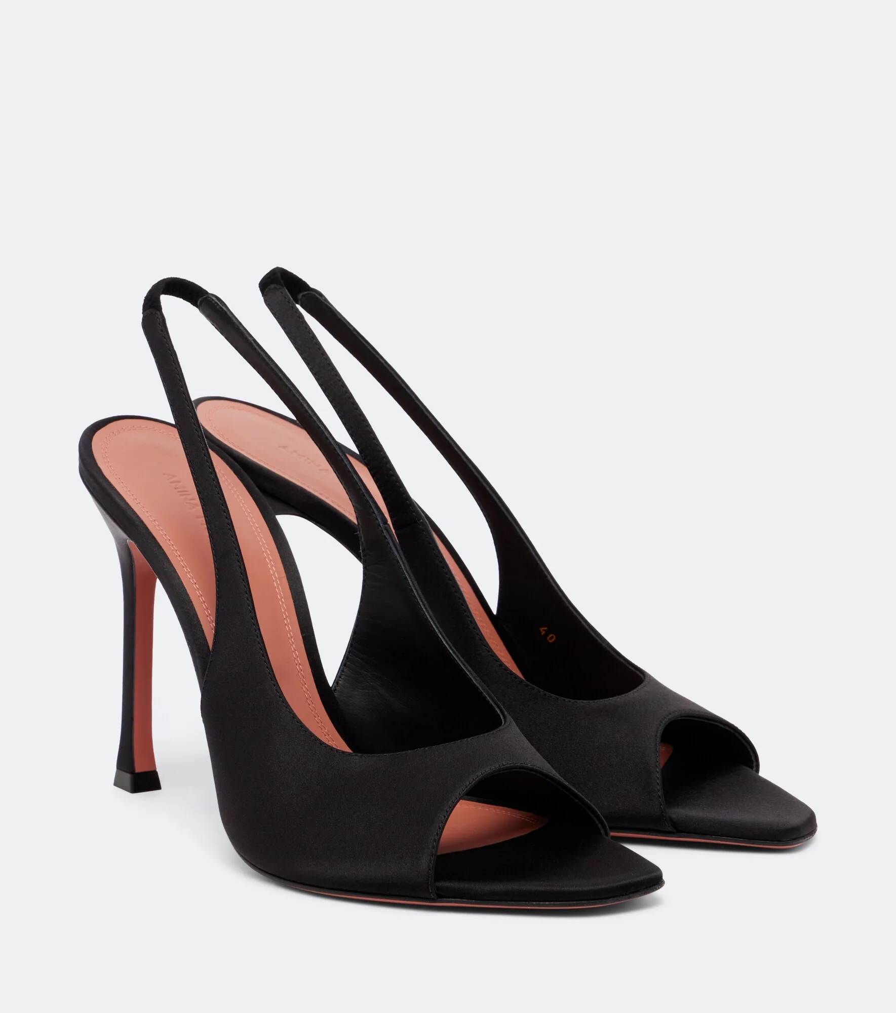 Alexa satin slingbacks - 1
