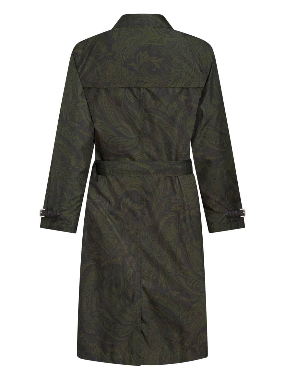 paisley-print padded coat - 5