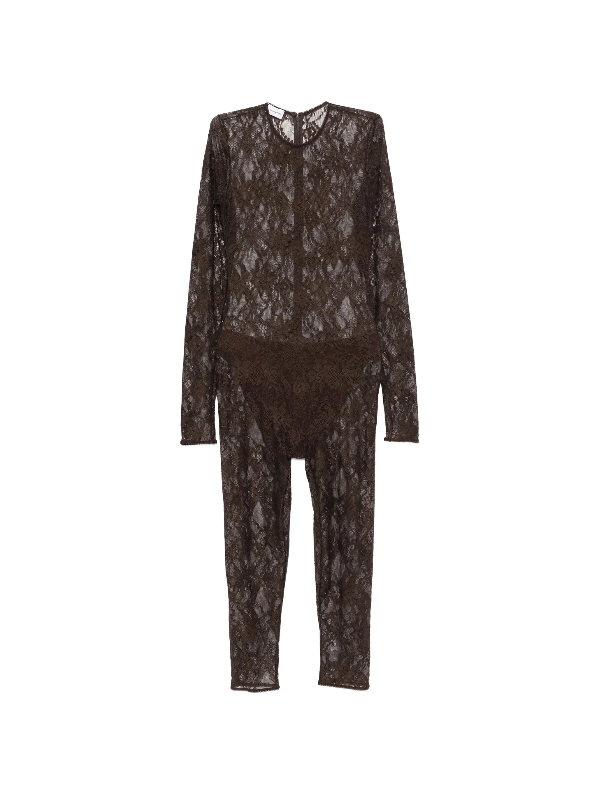 The Andamane Sheila Lace-pattern Long-sleeve Jumpsuit - 1