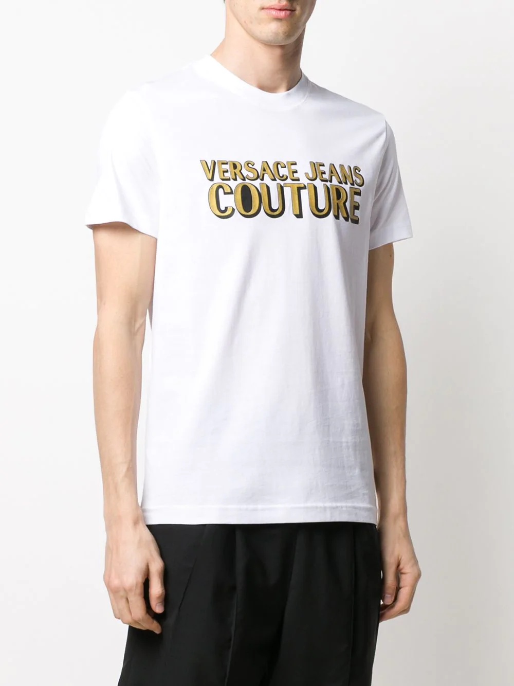 cotton logo print T-shirt - 3