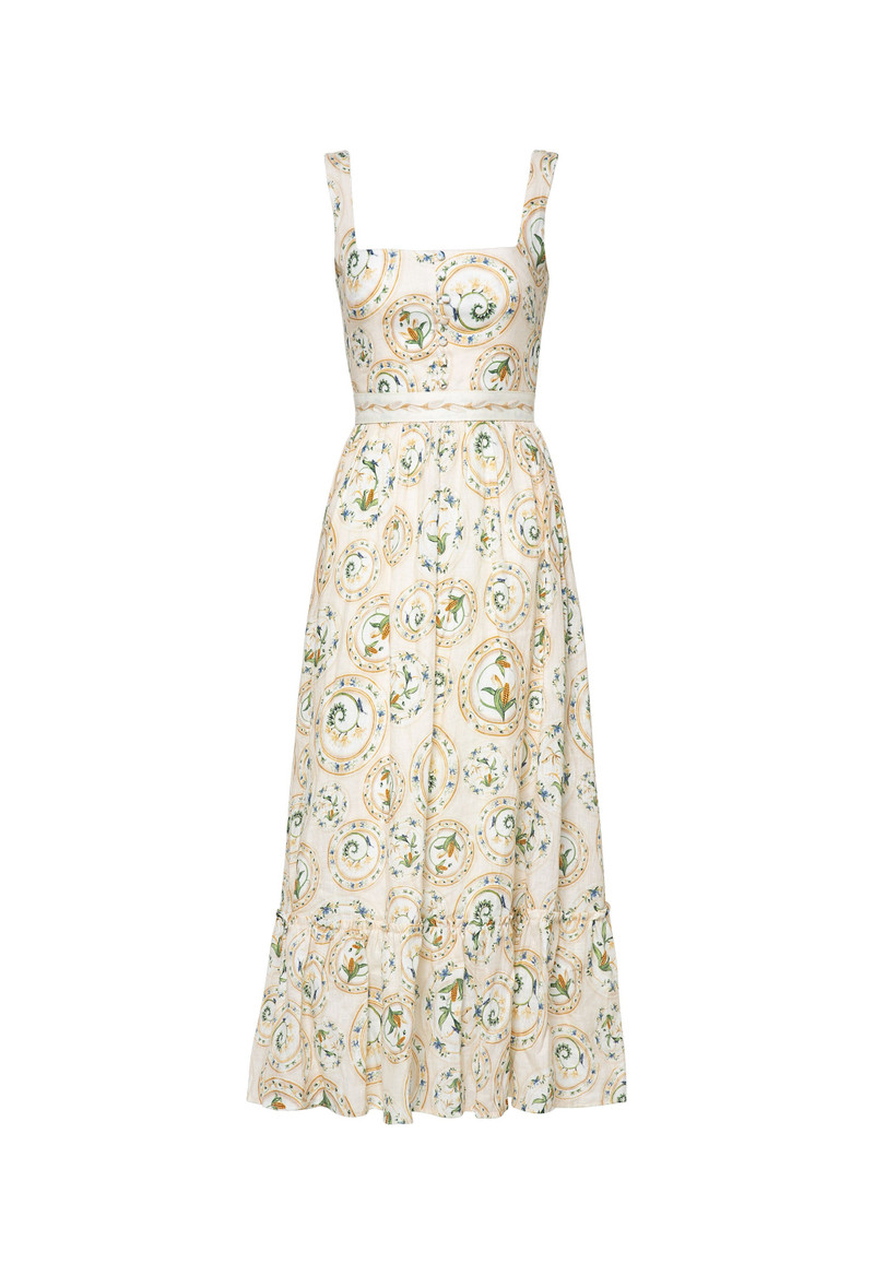 Melon Menaje Midi Dress 1