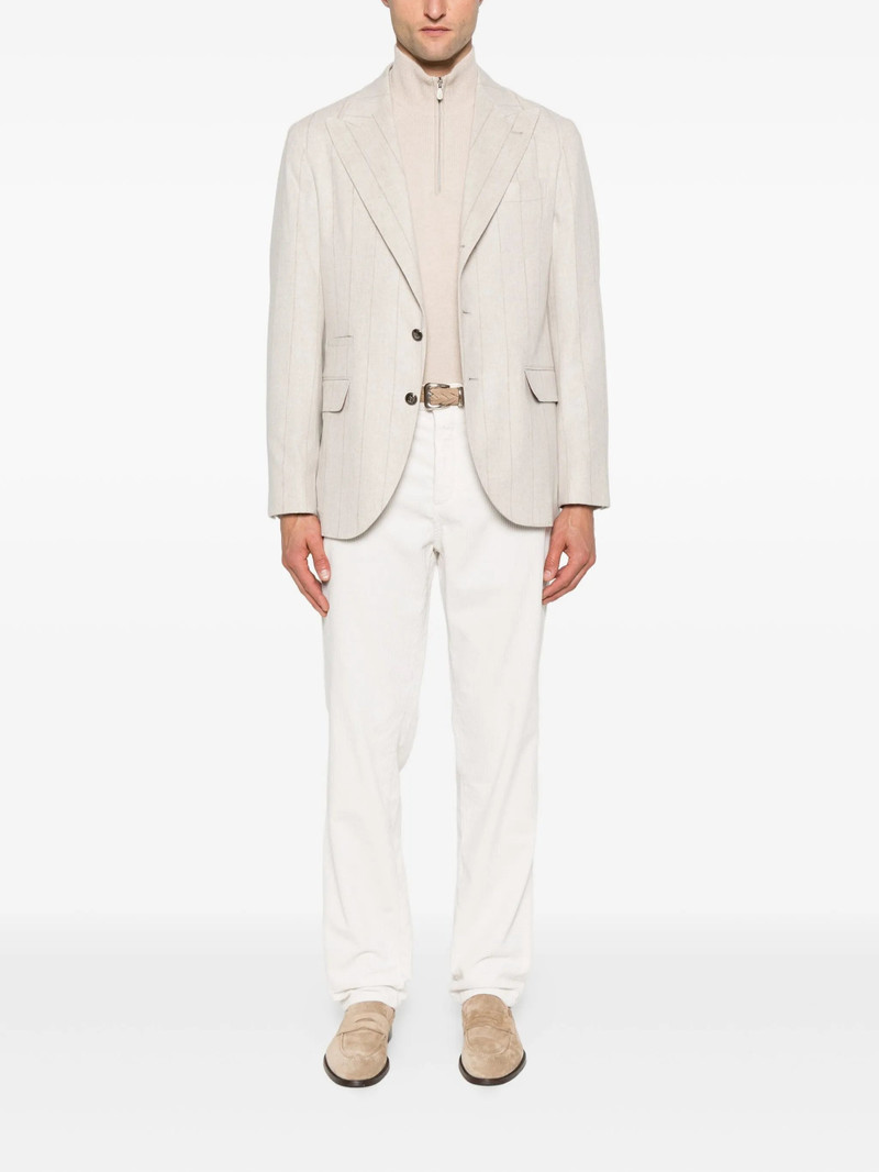 Brunello Cucinelli Pinstripe Blazer 4