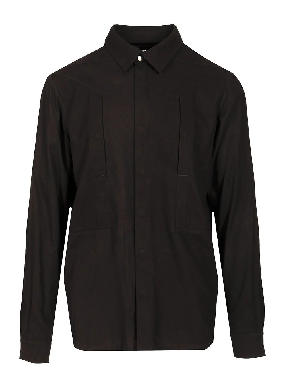 Rick Owens Men Cotton And Wool Overshirt - 1