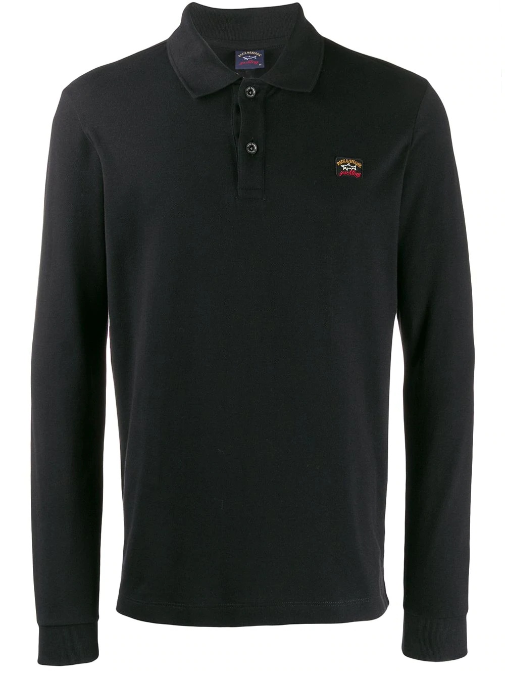 logo embroidered polo shirt - 1