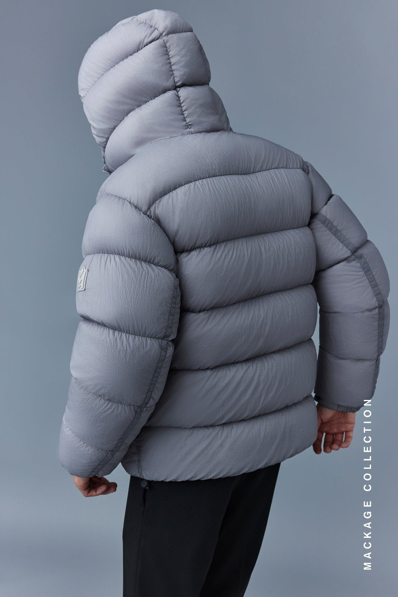 ADELMO-LC Heavy down jacket with soft-wash crinkle 2