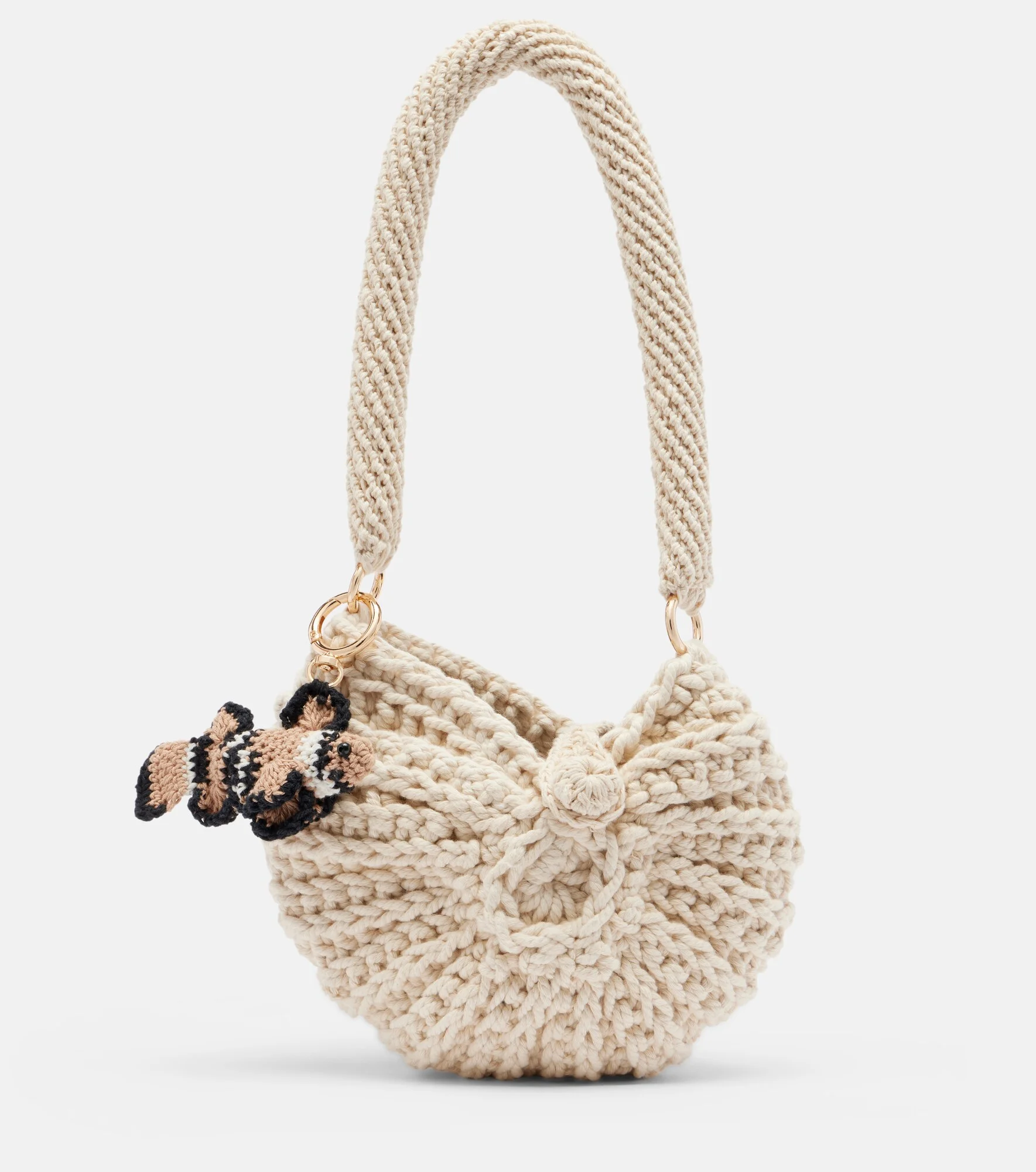 Praia Small crochet shoulder bag - 1