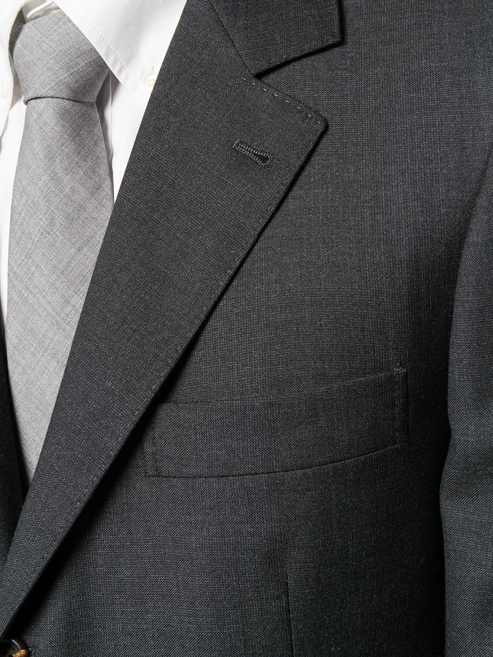 micro-check suit jacket - 5