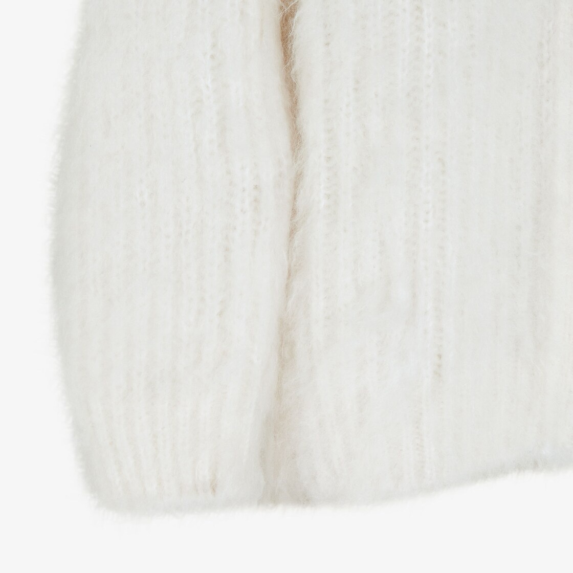 White mohair cardigan - 3