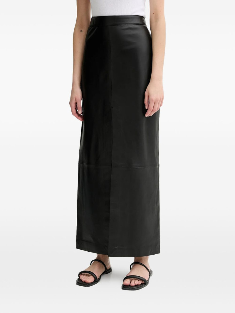 slit-detail maxi skirt 1