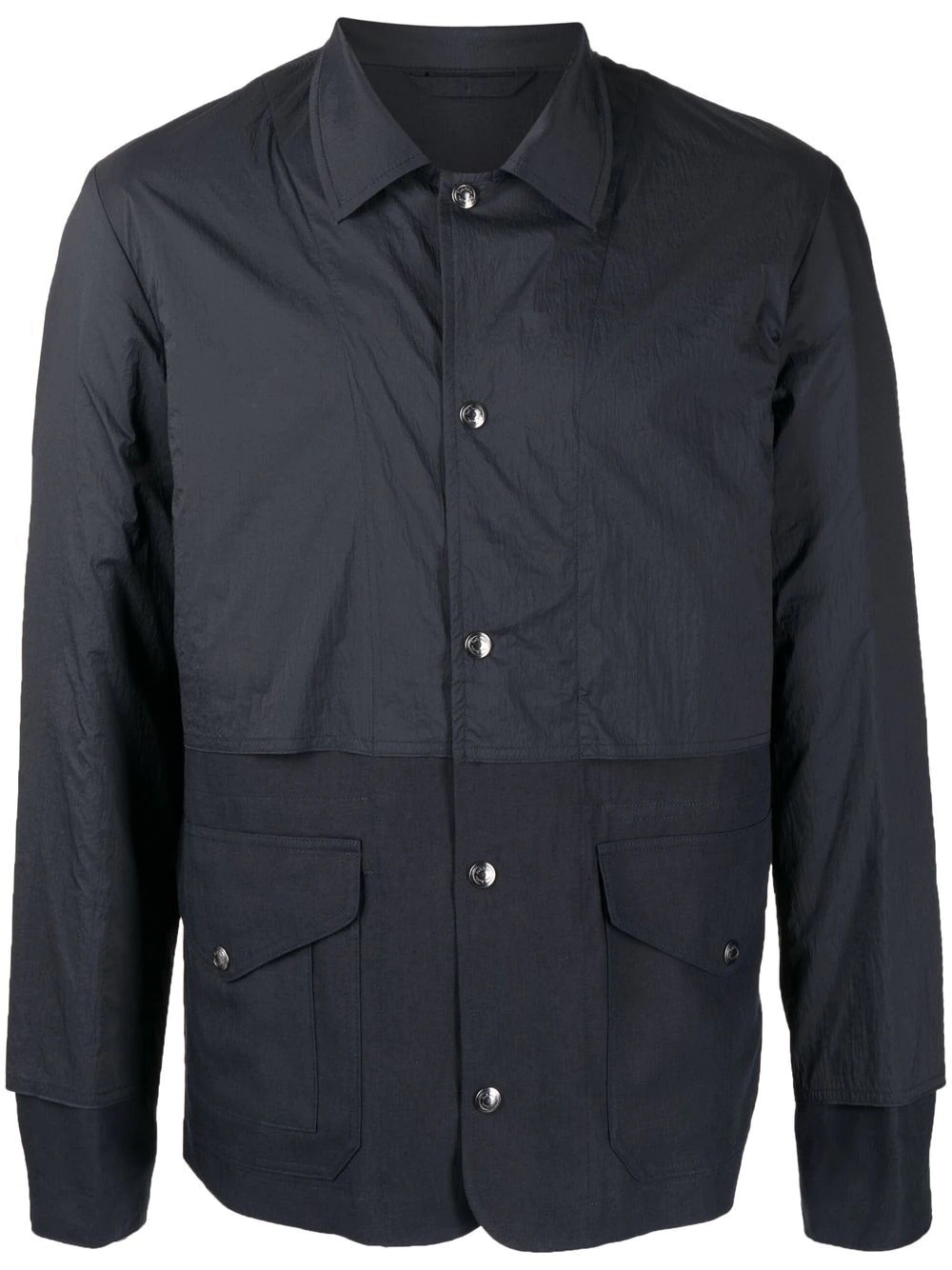 hybrid linen shirt jacket - 1