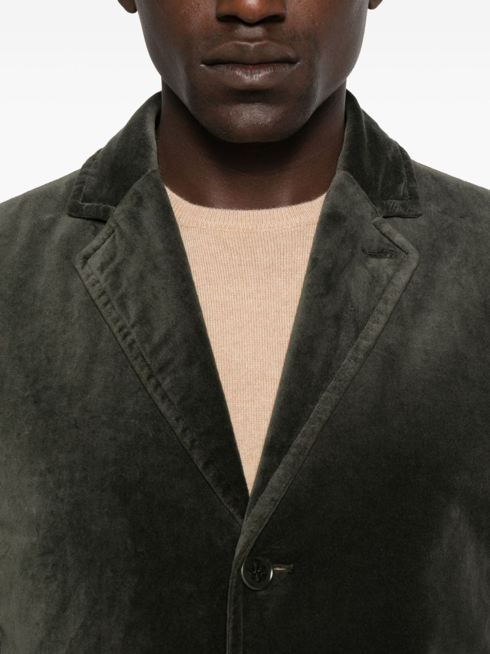 buttoned patch-pocket blazer - 5